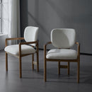 Upholstered Arm Dining Chairs (Set of 2) by HouseOfZazla