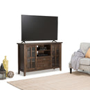 Artisan - Tall TV Media Stand - Natural Aged Brown by HouseOfZazla
