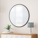 Wall Circular Mirror Metal Framed Mirror Round Vanity Mirror Dressing Mirror, For Bathroom, Living Room, Bedroom Wall Decor by Unique Piece Furniture