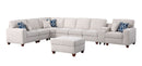 Ted - Sectional Sofa With Ottoman - Beige by Unique Piece Furniture