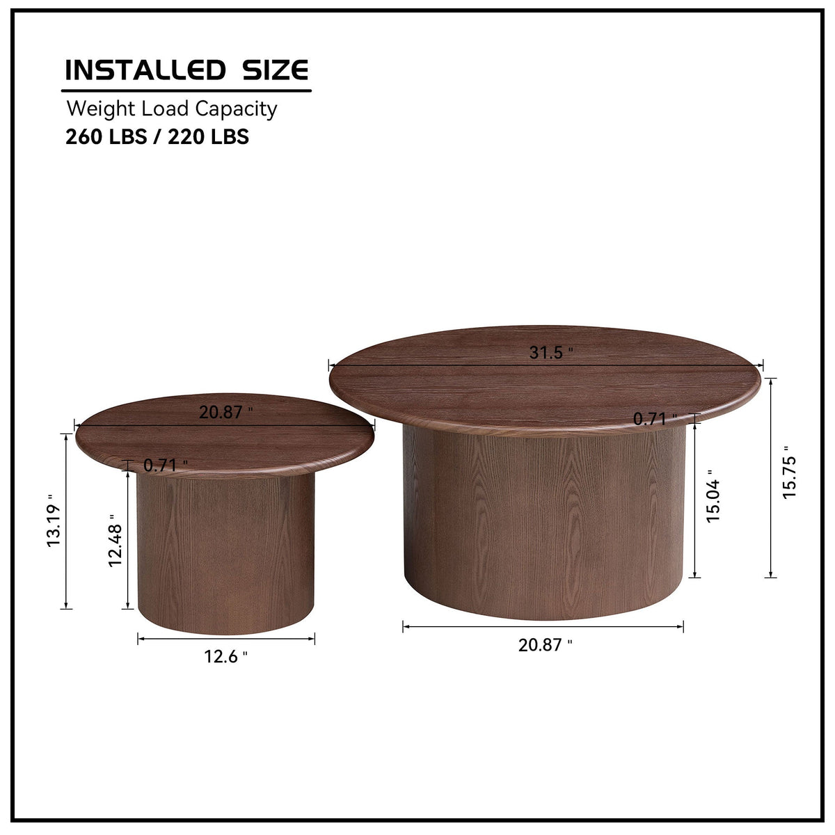 Coffee Table Set of 2, photo 7 of 10