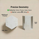 Modern Minimalist Hexagon Side Table by Unique Piece Furniture
