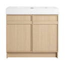 Freestanding Bathroom Vanity With Resin Sink & Soft Close Cabinet Doors by Unique Piece Furniture