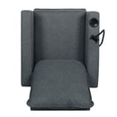 Recliner Chairs For Adults, Adjustable Recliner Sofa With Mobile Phone Holder & Cup Holder, Modern Reclining Chairs Fabric Push Back Recliner Chairs For Living Room, Bedroom by HouseOfZazla