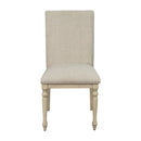 Fiona - Upholstered Dining Chair With Turned Legs (Set of 2) - Light Gray by Unique Piece Furniture