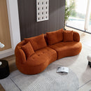 Modular Sofa, Durable Fabric, Solid Wood Frame, High Density Sponge Padding, Seating For 4 by HouseOfZazla