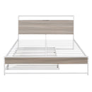 Platform Bed Frame With Trundle, USB Ports And Slat Support, No Box Spring Needed by Unique Piece Furniture