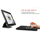 Aluminum Case for iPad 2 & iPad 3, Protective Lightweight Hard Shell Cover with Bluetooth Keyboard