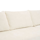 Modular Cloud Sectional Sofa Set, U-Shaped Upholstered Couch With Deep Seat