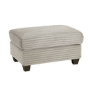 Upholstered U-Shaped Sectional Sofa With Movable Ottoman And Side Storage Pockets by HouseOfZazla