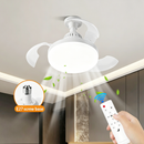 Bulb-Type Small Size Ceiling Fan With Retractable Blades by HouseOfZazla