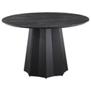 Dorgan - Round Dining Table - Black by HouseOfZazla