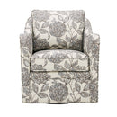 Wide Seat Arm Chair With 360 Degree Rotation by HouseOfZazla