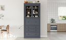 TOPMAX 36 x 16.5 x 78 Inch Freestanding Kitchen Pantry Storage Cabinet by HouseOfZazla