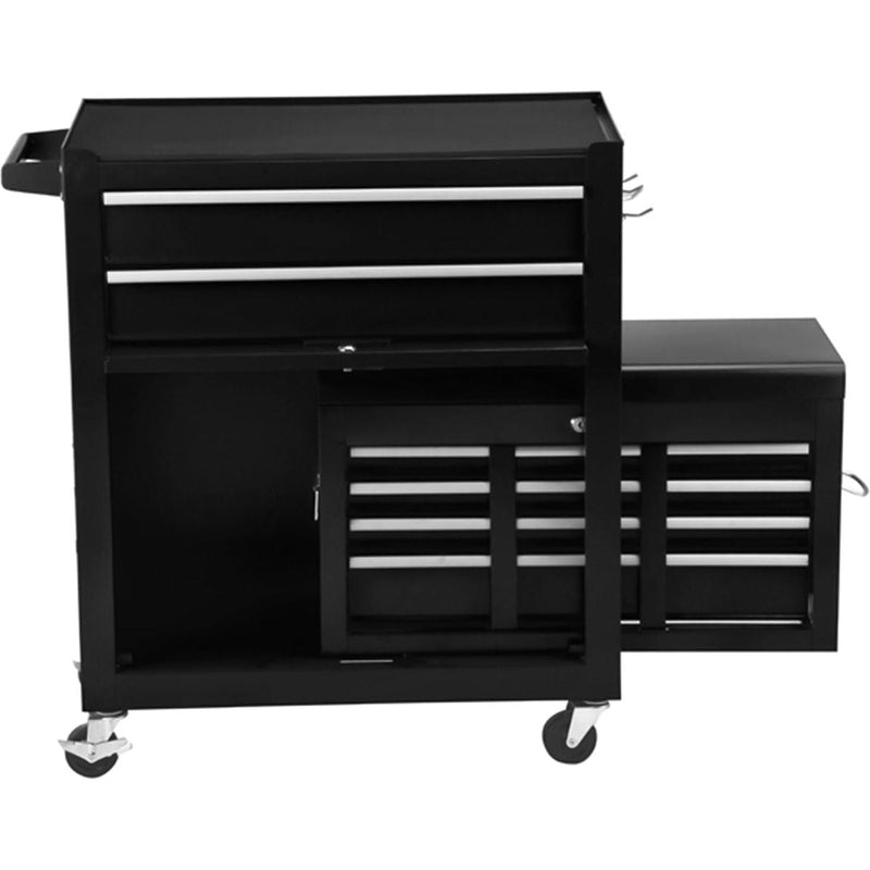 High Capacity Rolling Tool Chest with Wheels and Drawers, 8-Drawer Tool Storage Cabinet