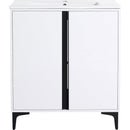 30" Freestanding Bathroom Vanity With Ceramic Sink-BVB06730WH-