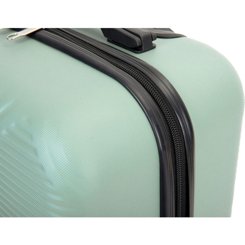 2Piece Luggage Sets ABS Lightweight Suitcase, Spinner Wheels, (20/14) OLIVE GREEN