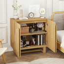 2 Door Cabinet, Suitable For Bedroom - Natural by HouseOfZazla