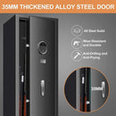 57" Heavy-Duty Anti-Theft Fireproof Biometric Gun Rifle Pistol Safe For Home, 11-12 Guns (SAK53816)