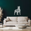 Beware Of Dog Metal Wall Art