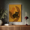 Safe Paws Warm Hearts Cat Print