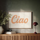 Ciao Retro Wall Art Print