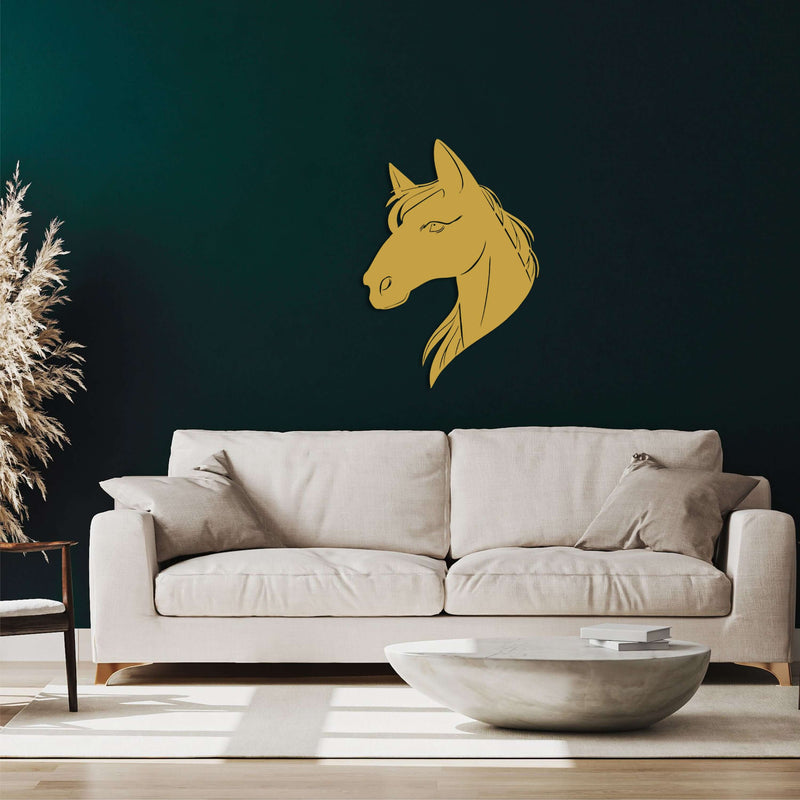 Handsome Horse Metal Wall Art