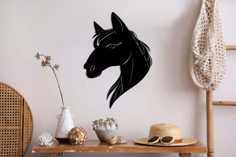 Handsome Horse Metal Wall Art
