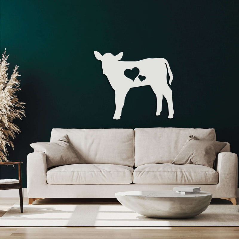 Happy Cow Metal Wall Art