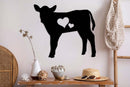 Happy Cow Metal Wall Art
