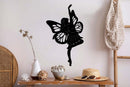 Butterfly Ballerina Metal Wall Art