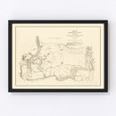 Vintage Map of Montgomery County, Maryland 1862