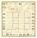 Vintage Map of St. Joseph County, Michigan 1858
