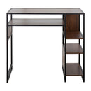 Display - Farmhouse Bar Height Table With Storage Space