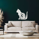 Moon Cat Metal Wall Art