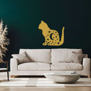 Moon Cat Metal Wall Art