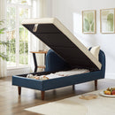 65" Storage Chaise Lounge Sofa