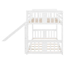 Bunk Bed With Convertible Ladder And Slide by HouseOfZazla