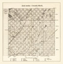 Vintage Map of Kalcaska County, Michigan 1878
