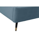Crosby - Bed With Upholstered Headboard And Slats by HouseOfZazla