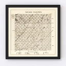 Vintage Map of Kalcaska County, Michigan 1878
