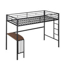 Bunk Bed With Desk, Ladder And Quality Slats For Bedroom by HouseOfZazla