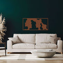 Woman Silhouette Metal Wall Art