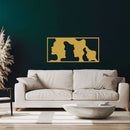 Woman Silhouette Metal Wall Art