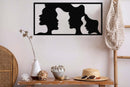 Woman Silhouette Metal Wall Art