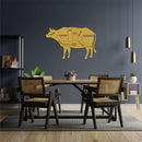 Cow For Feasting Metal Wall Art