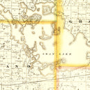 Vintage Map of Nicollet County, Minnesota 1885