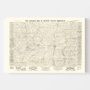 Vintage Map of Martin County, Minnesota 1901