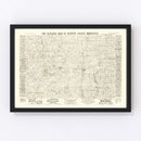 Vintage Map of Martin County, Minnesota 1901