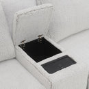 Tarrance - Modular Console With Wireless Charging & USB - Gray by Unique Piece Furniture